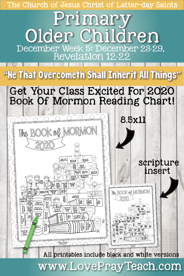 come follow me for primary 2019 new testament december new testament reading chart come follow me